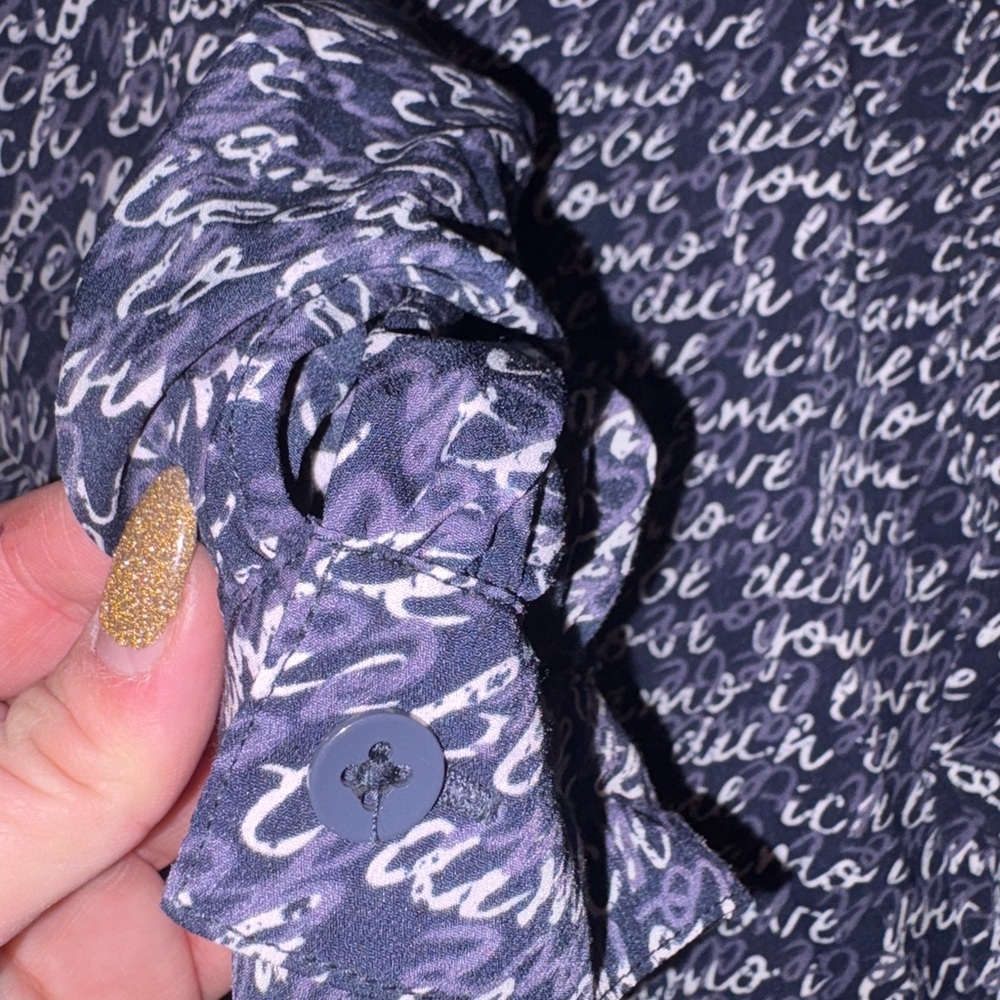 Cabi te amo scribble blouse M - Picture 6 of 6
